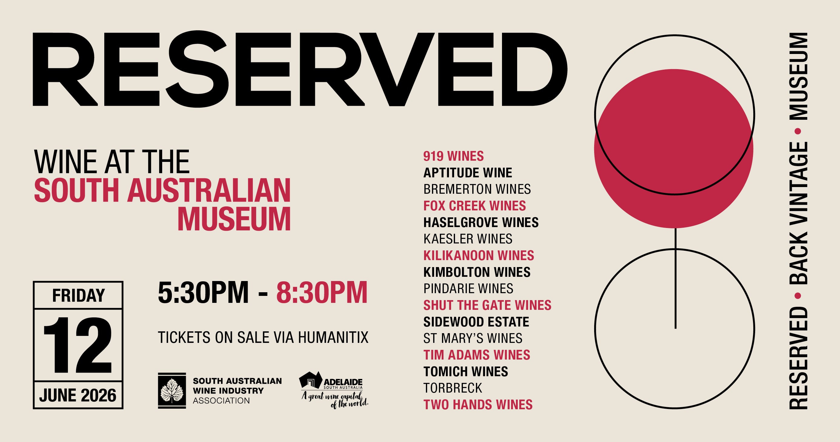 RESERVED at the South Australian Museum
