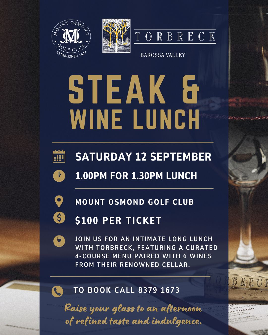 Mount Osmond Golf Club Lunch